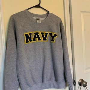 NAVY CREWNECK